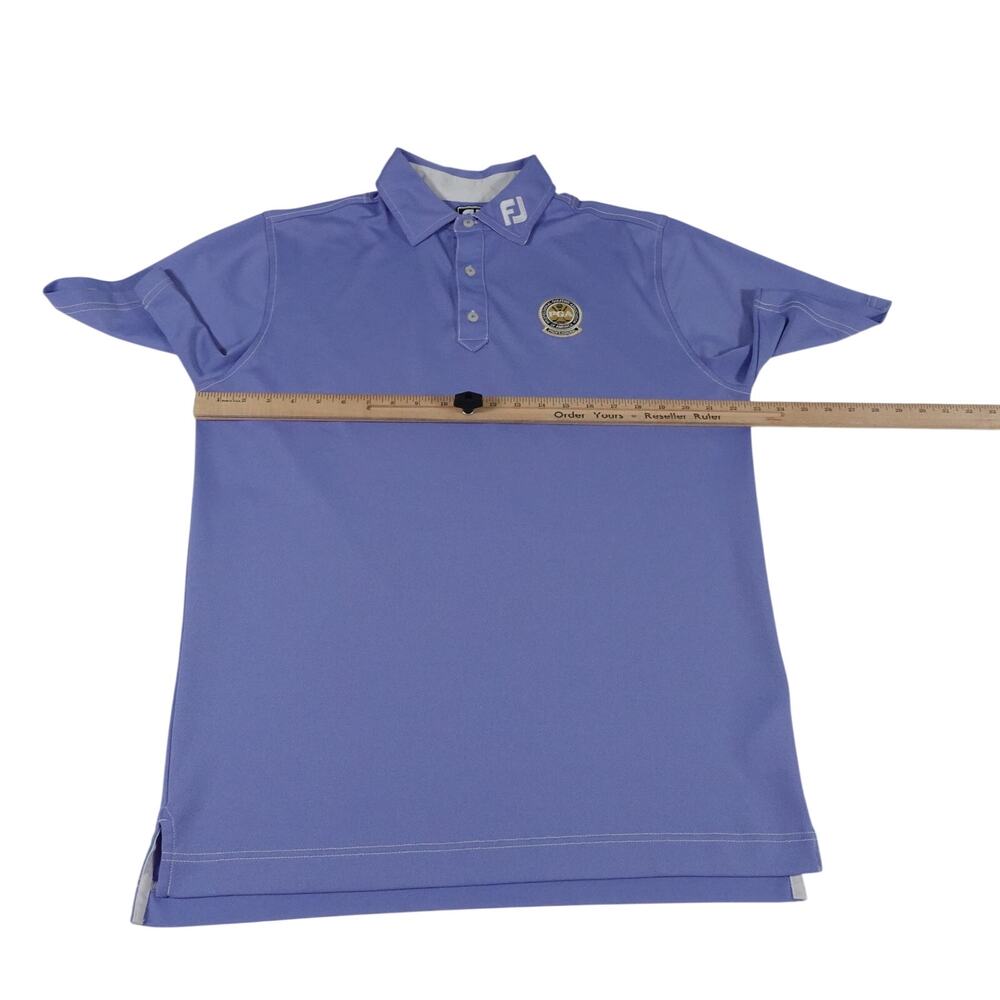 FootJoy Tour Embroidered PGA Performance Golf Polo Shirt Men's Athletic Large - Picture 6 of 9